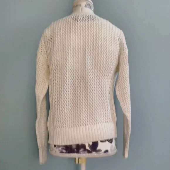 GAP Crochet Cardigan, Cotton Cream Colour, New - Picture 4 of 11